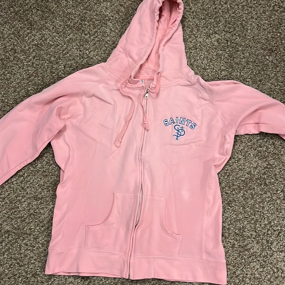 Tops - Pink saints zip up